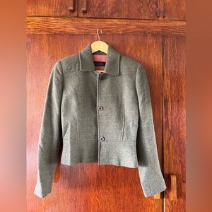 allegra de verio vintage tweed blazer/jacket